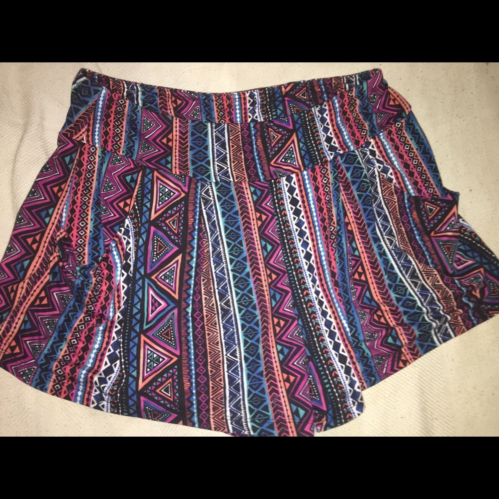 Tribal pattern shorts